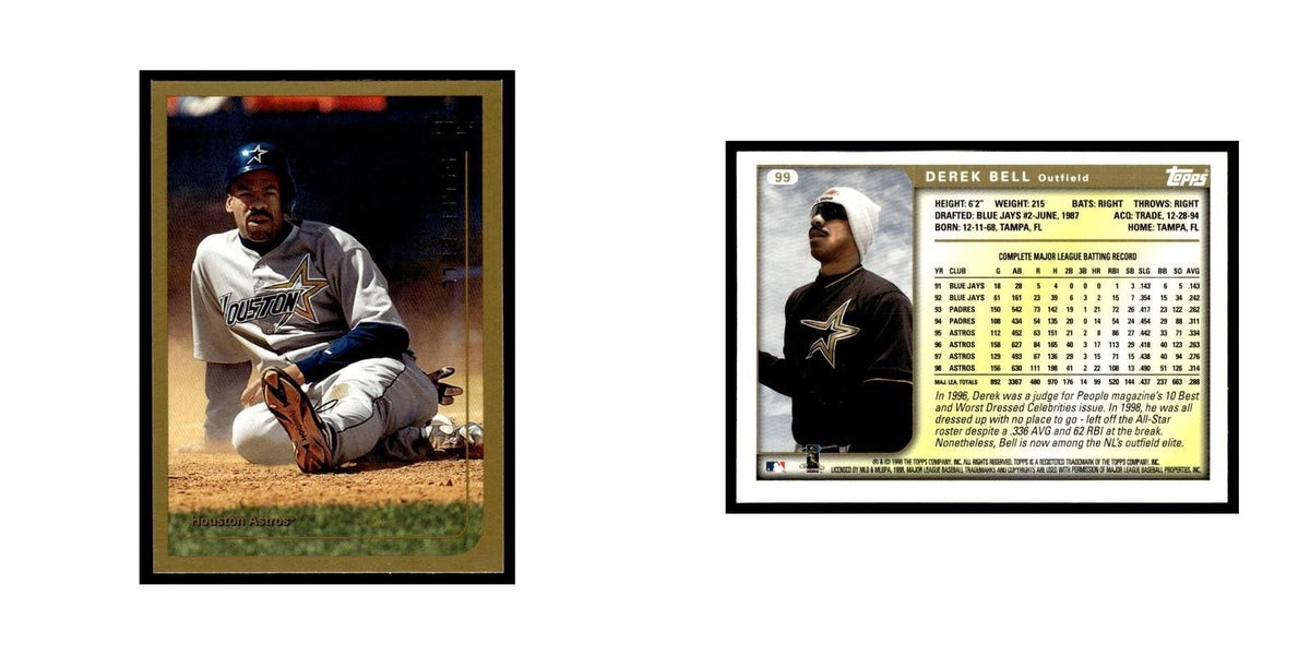 Derek Bell 1999 Topps #99 Houston Astros Baseball Card NM