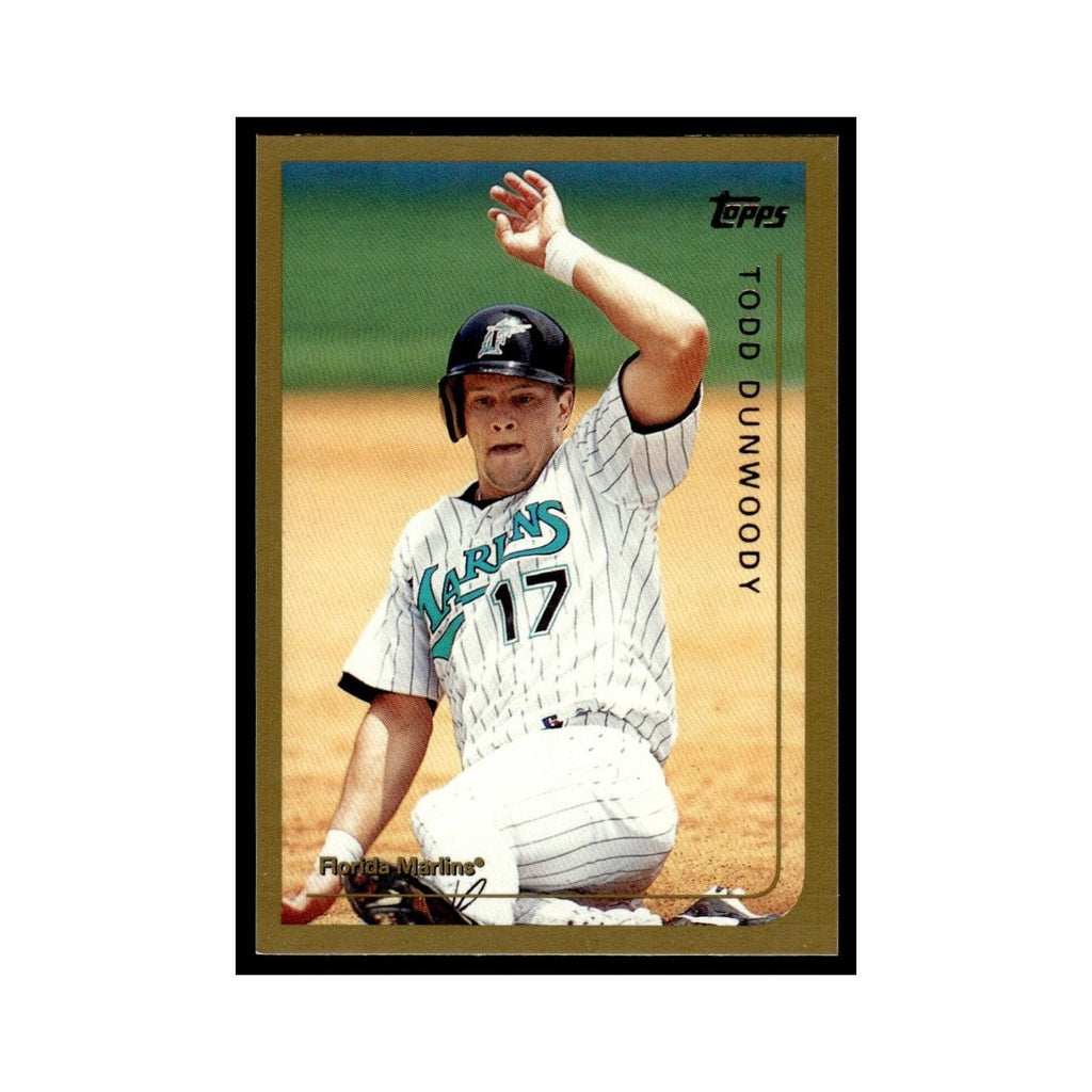 Todd Dunwoody 1999 Topps #82 Florida Marlins Baseball Card NM