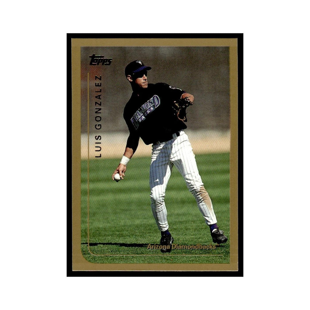 Luis Gonzalez 1999 Topps #361 Arizona Diamondbacks Baseball Card NM