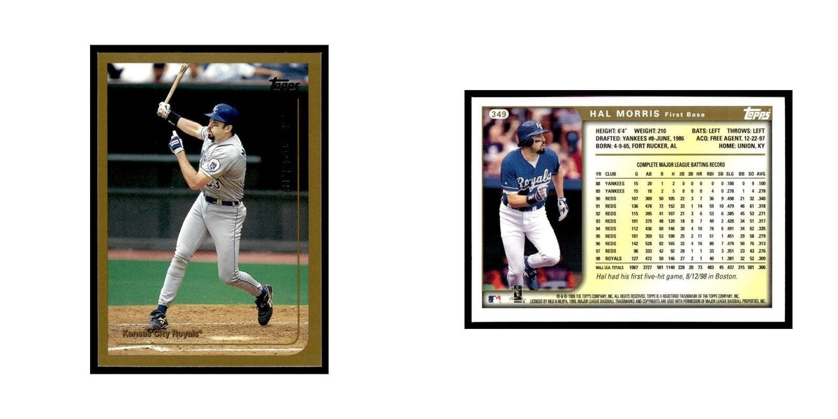 Hal Morris 1999 Topps #349 Kansas City Royals Baseball Card NM