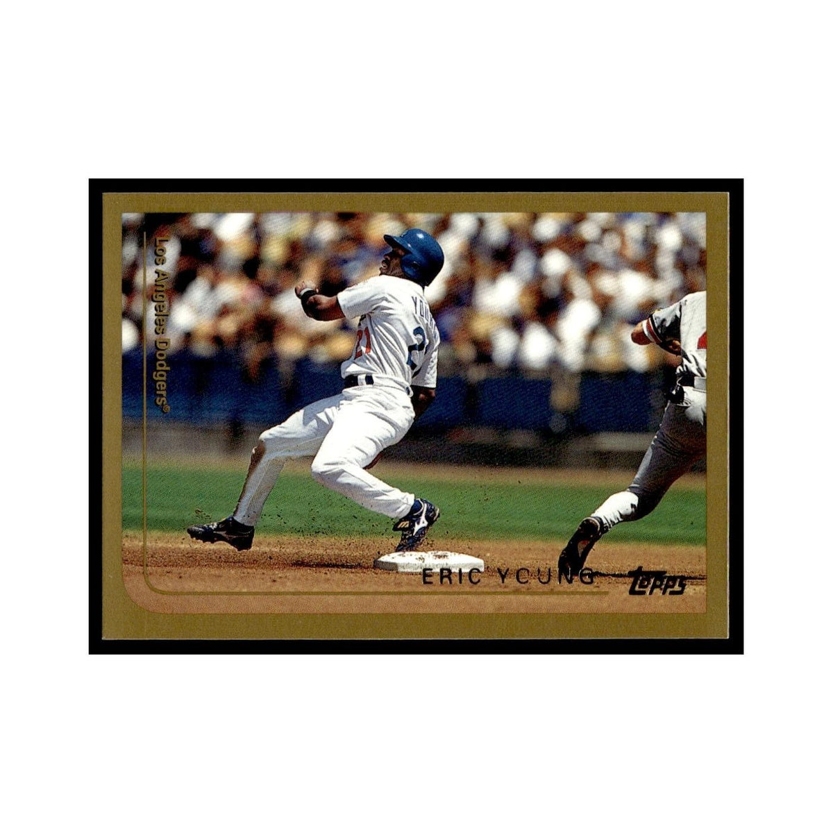 Eric Young 1999 Topps #142 Los Angeles Dodgers Baseball Card NM