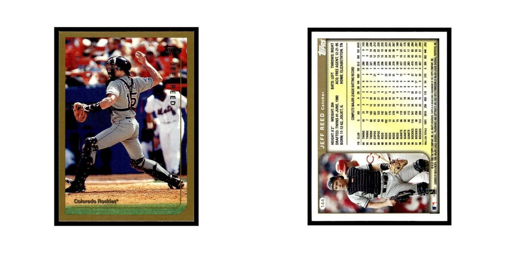 Jeff Reed 1999 Topps #144 Colorado Rockies Baseball Card NM