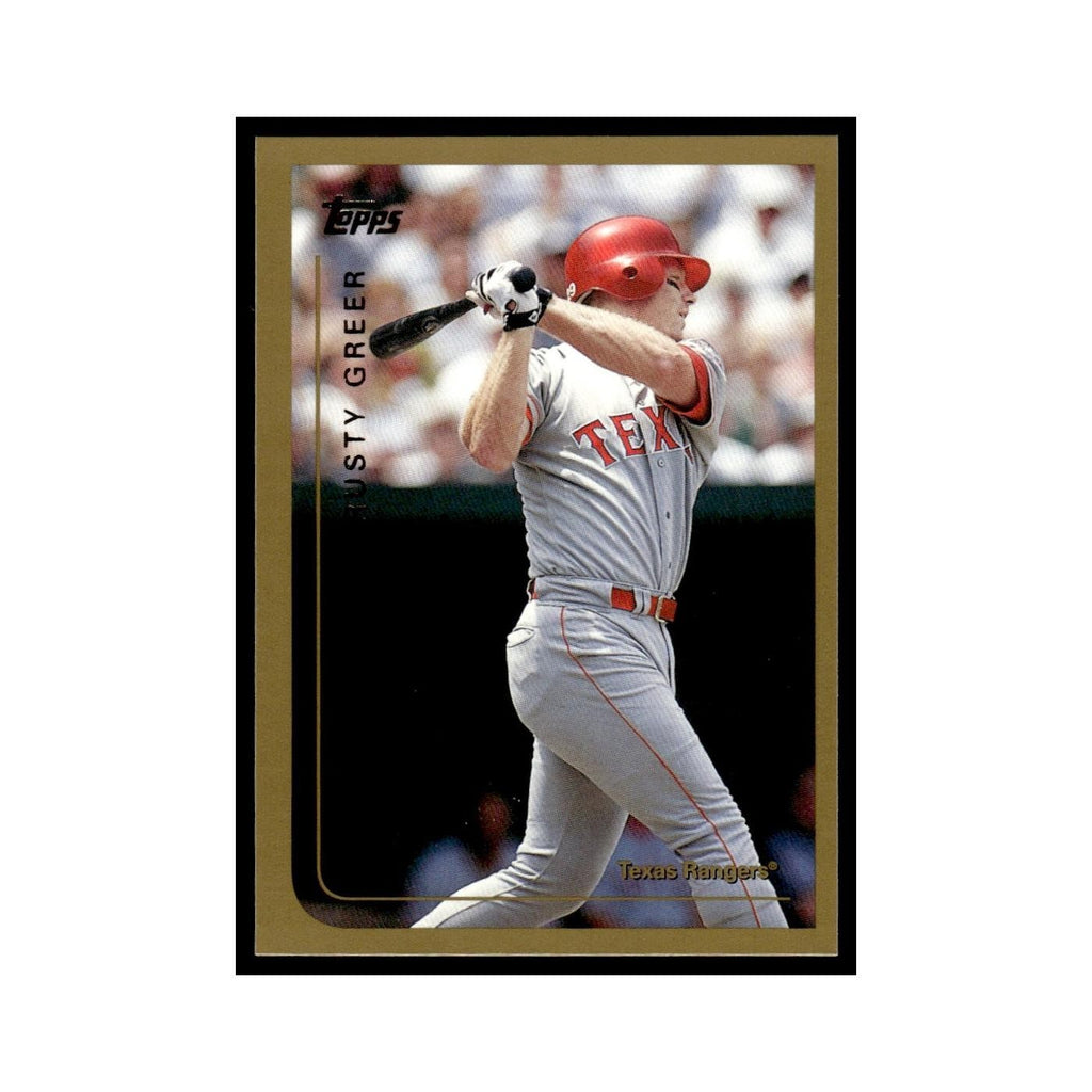 Rusty Greer 1999 Topps #128 Texas Rangers Baseball Card NM