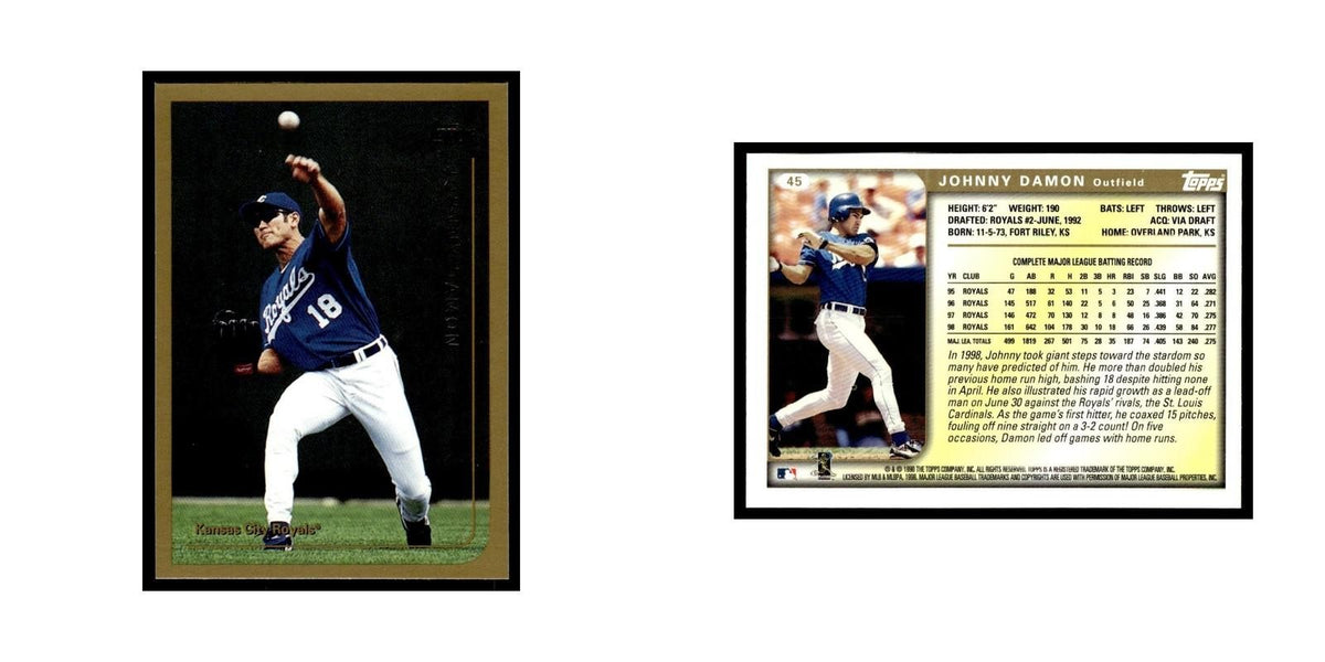 Johnny Damon 1999 Topps #45 Kansas City Royals Baseball Card NM