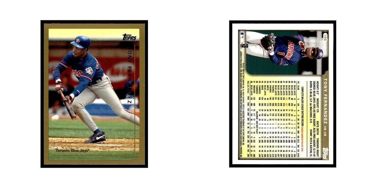 Tony Fernandez 1999 Topps #196 Toronto Blue Jays Baseball Card NM