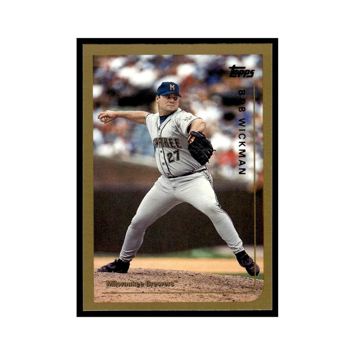 Bob Wickman 1999 Topps #151 Milwaukee Brewers Baseball Card NM