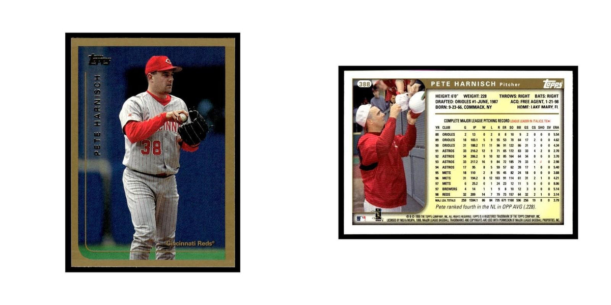 Pete Harnisch 1999 Topps #388 Cincinnati Reds Baseball Card NM