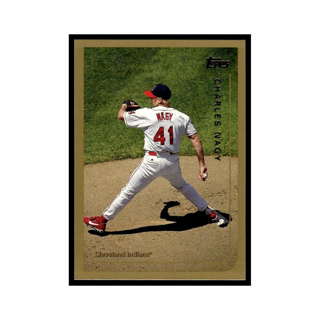 Charles Nagy 1999 Topps #389 Cleveland Indians Baseball Card NM