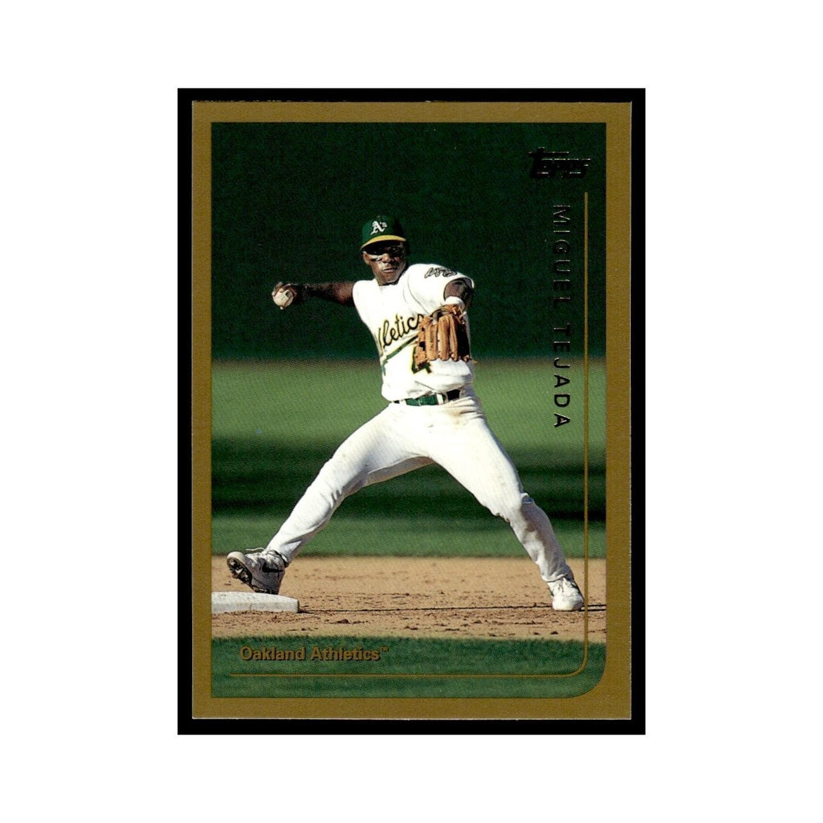 Miguel Tejada 1999 Topps #352 Oakland Athletics Baseball Card NM