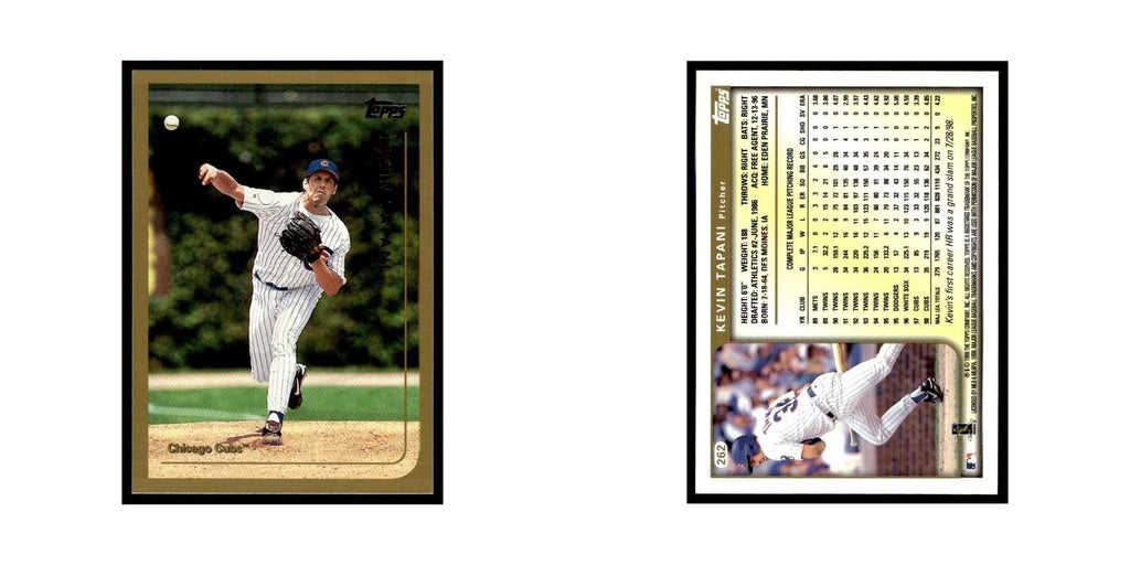 Kevin Tapani 1999 Topps #262 Chicago Cubs Baseball Card NM