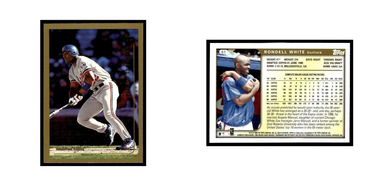 Rondell White 1999 Topps #61 Montreal Expos Baseball Card NM