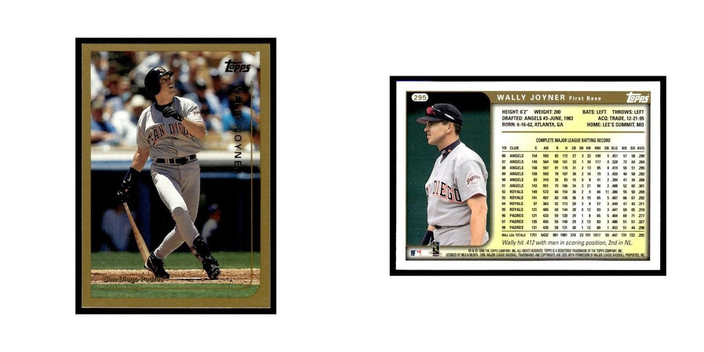 Wally Joyner 1999 Topps #295 San Diego Padres Baseball Card NM