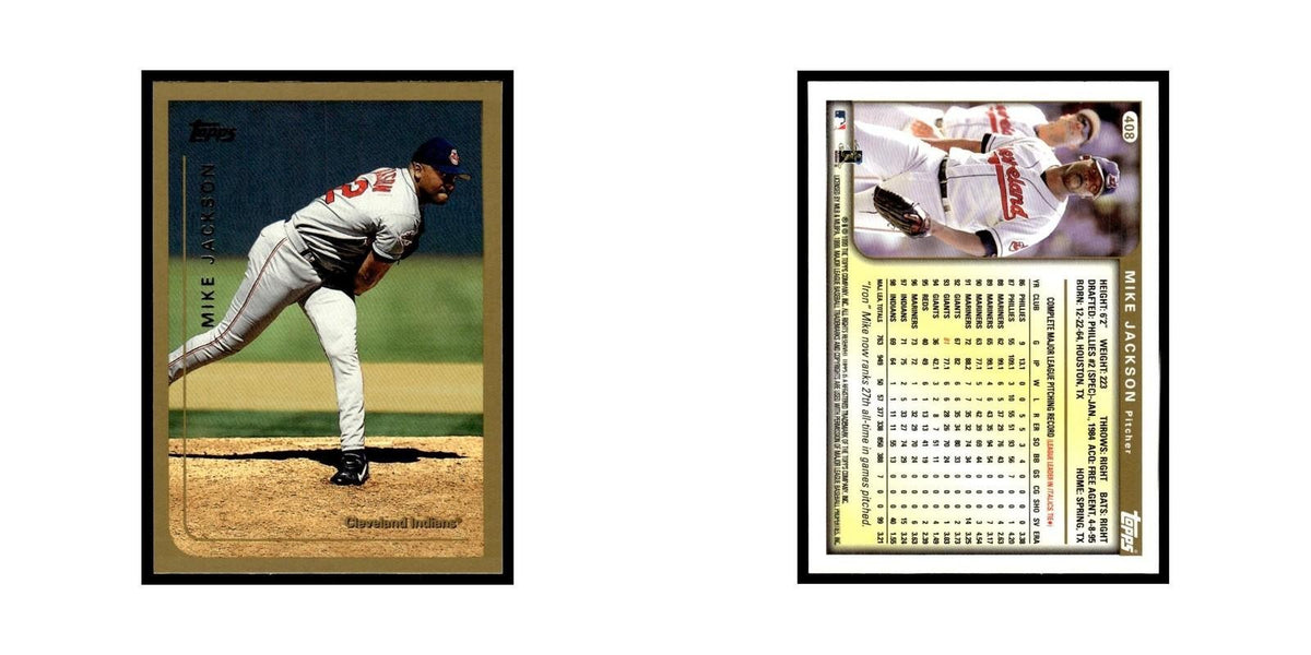 Mike Jackson 1999 Topps #408 Cleveland Indians Baseball Card NM