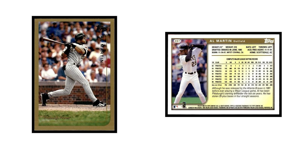 Al Martin 1999 Topps #287 Pittsburgh Pirates Baseball Card NM