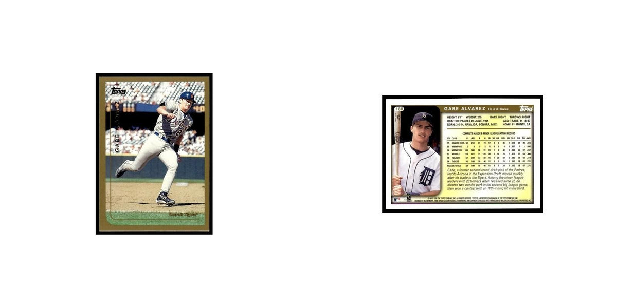 Gabe Alvarez 1999 Topps #188 Detroit Tigers Baseball Card NM