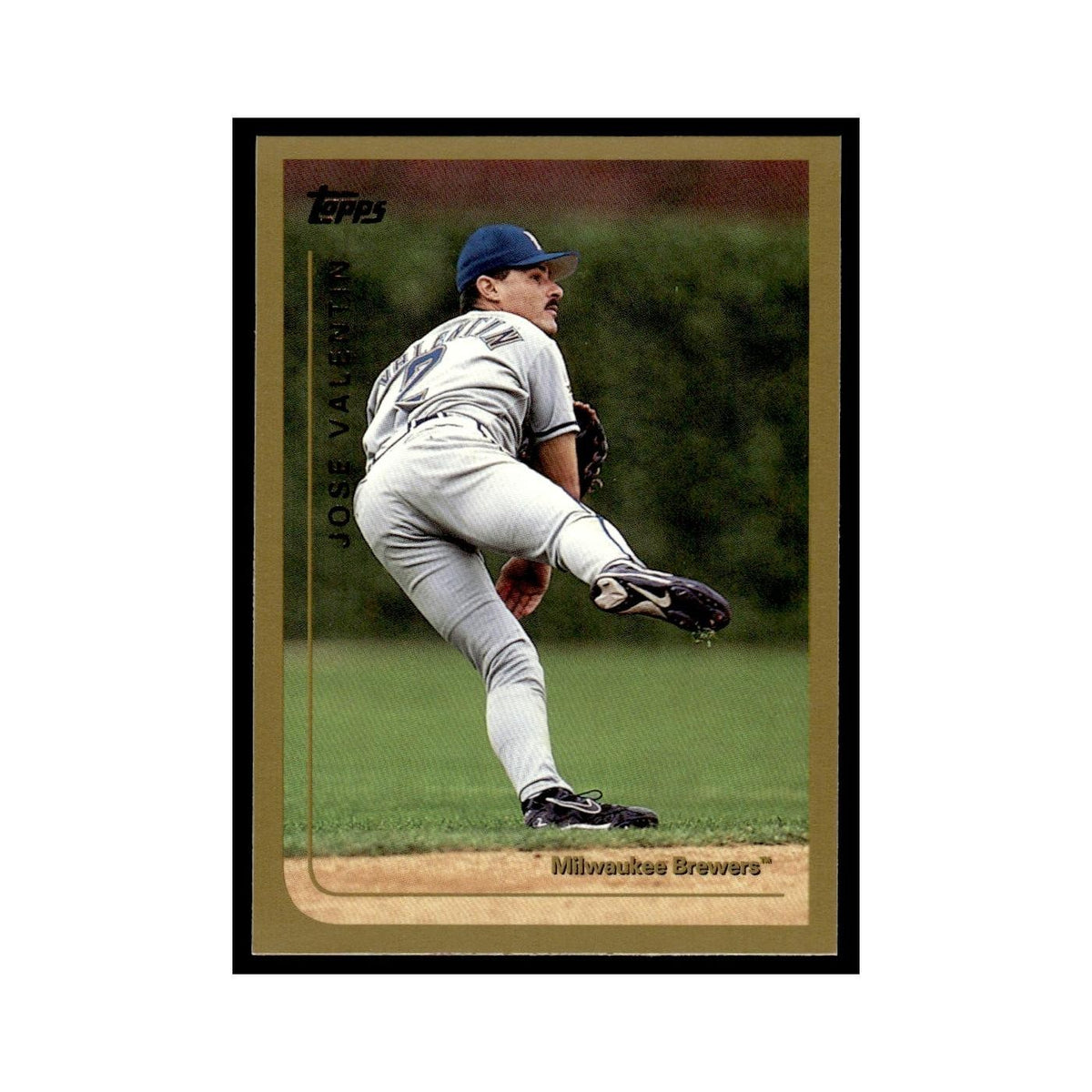Jose Valentin 1999 Topps #186 Milwaukee Brewers Baseball Card NM