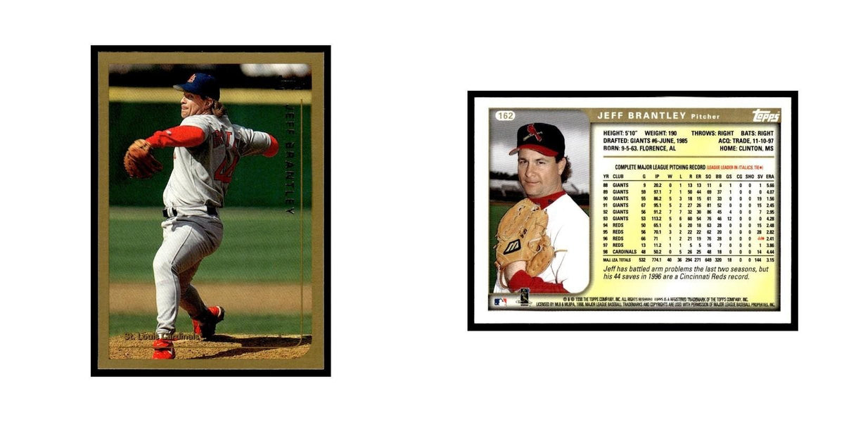Jeff Brantley 1999 Topps #162 St. Louis Cardinals Baseball Card NM