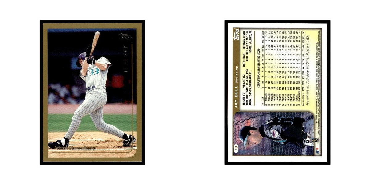 Jay Bell 1999 Topps #78 Arizona Diamondbacks Baseball Card NM
