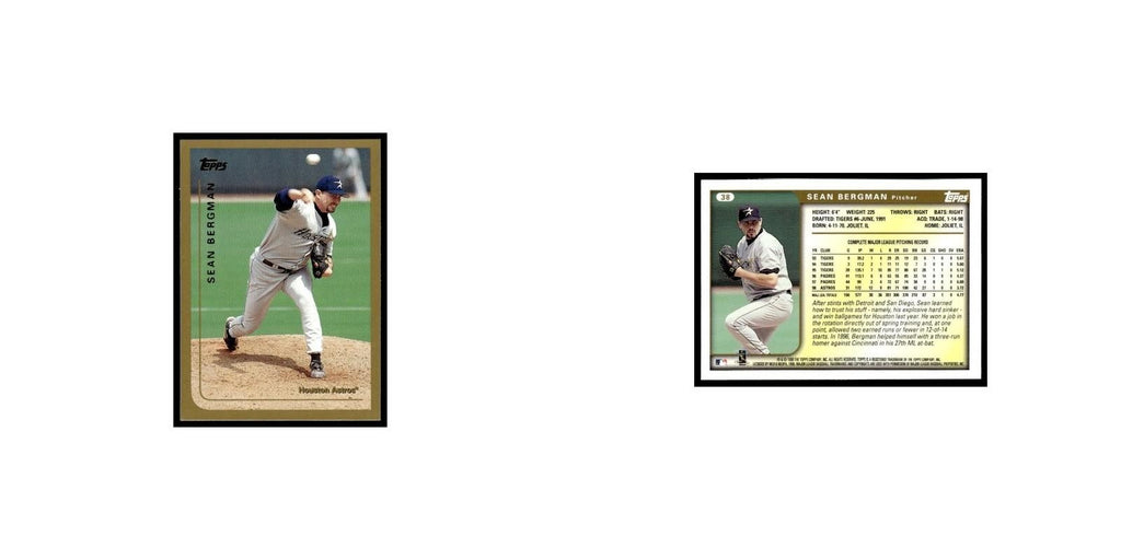 Sean Bergman 1999 Topps #38 Houston Astros Baseball Card NM