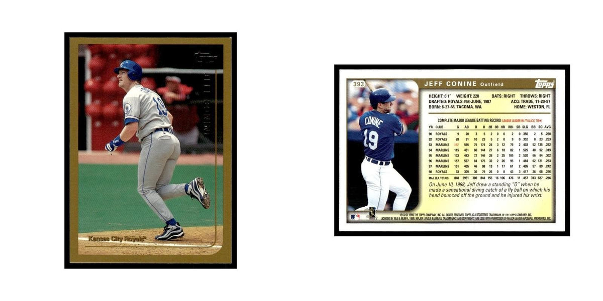 Jeff Conine 1999 Topps #393 Kansas City Royals Baseball Card NM