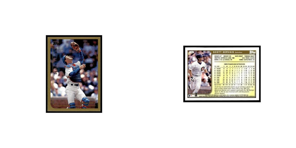 Scott Servais 1999 Topps #79 Chicago Cubs Baseball Card NM