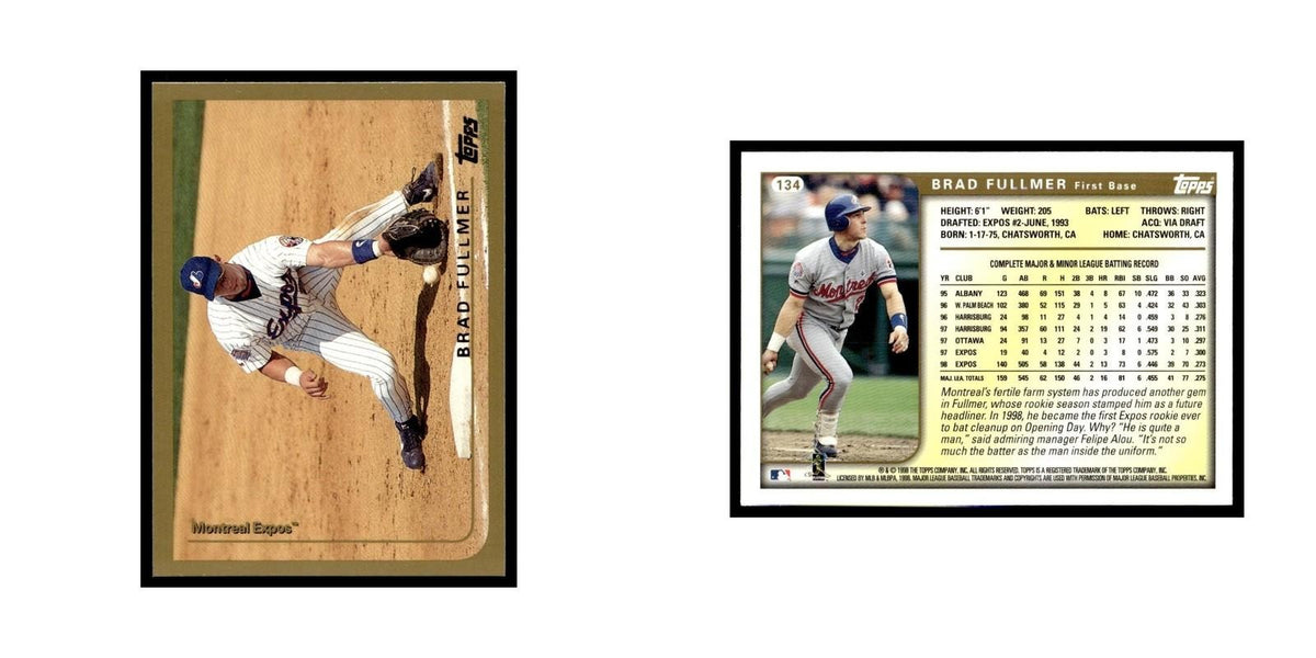 Brad Fullmer 1999 Topps #134 Montreal Expos Baseball Card NM