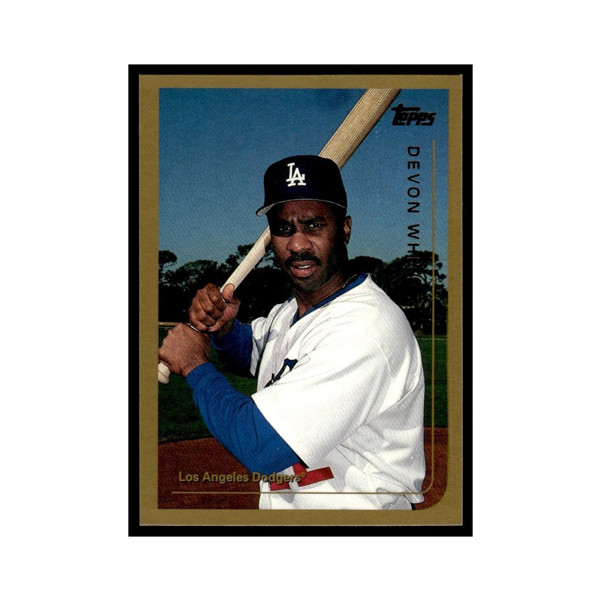 Devon White 1999 Topps #276 Los Angeles Dodgers Baseball Card NM