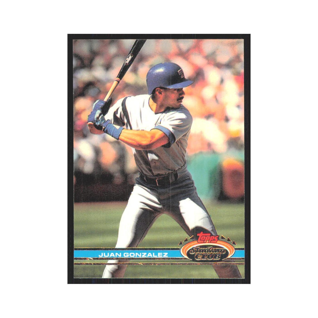 1991 Stadium Club Juan Gonzalez Rangers #237