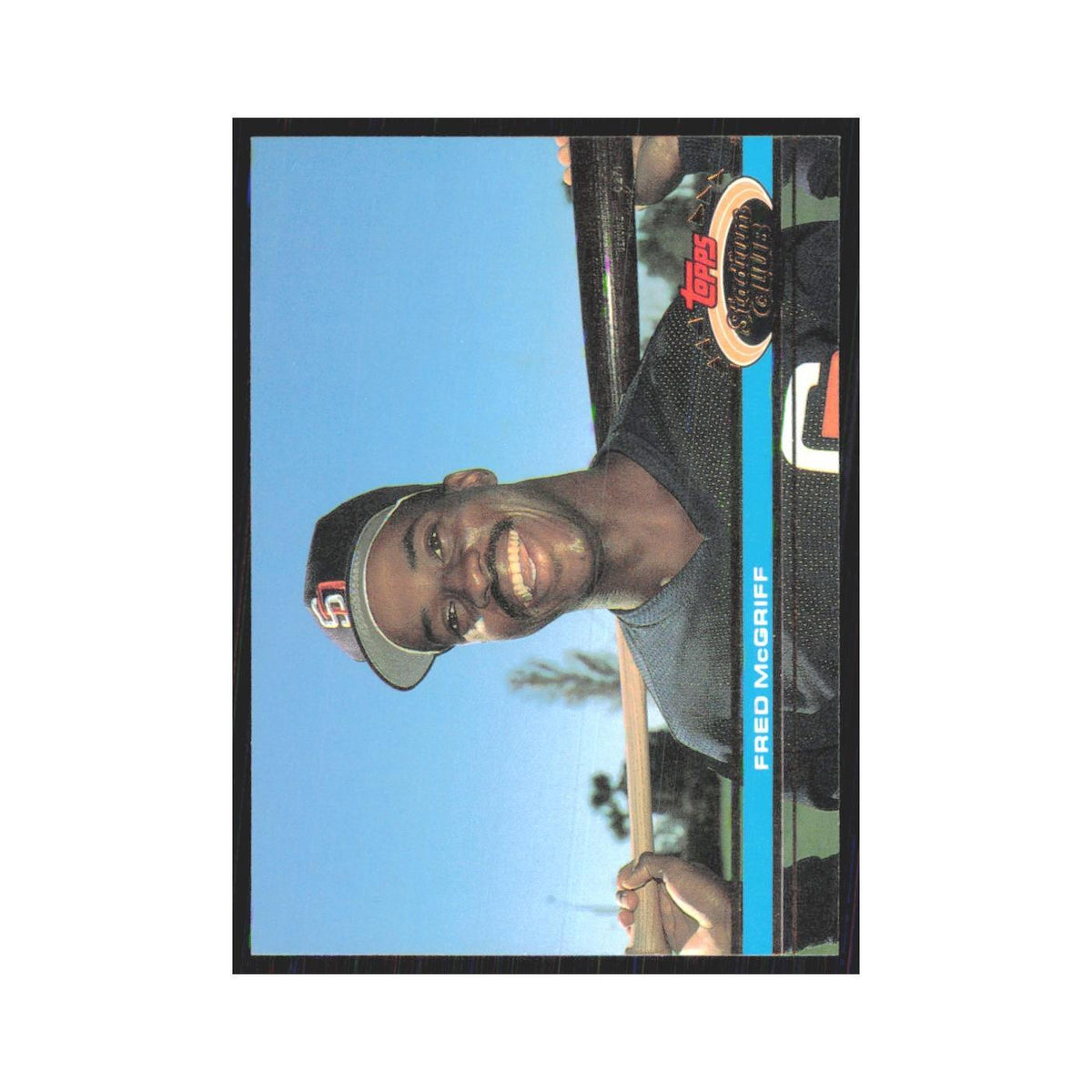 1991 Stadium Club Fred McGriff Padres #357