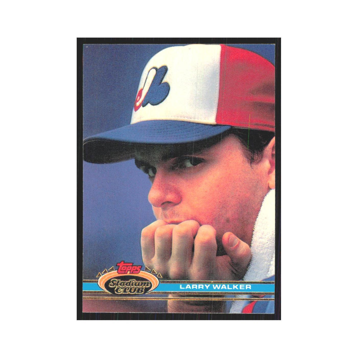 1991 Stadium Club Larry Walker Montreal Expos #93