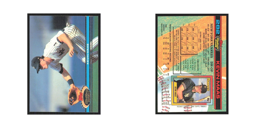 1991 Stadium Club Kevin Maas Yankees #282