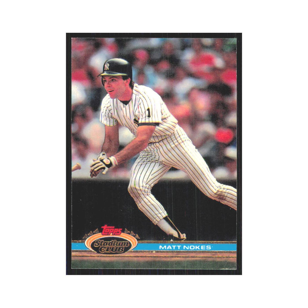 1991 Stadium Club Matt Nokes Yankees #64