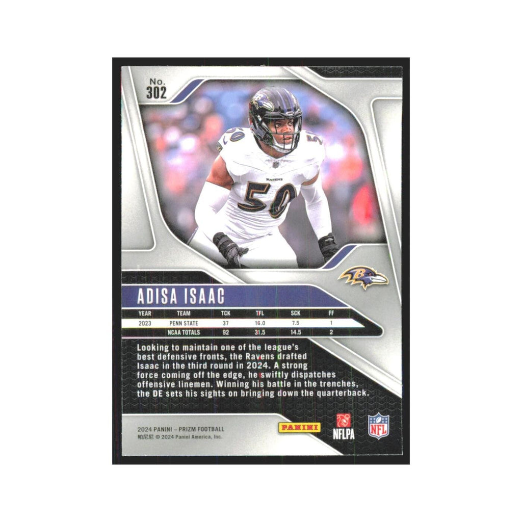 2024 Panini Prizm Adisa Isaac RC Ravens #302