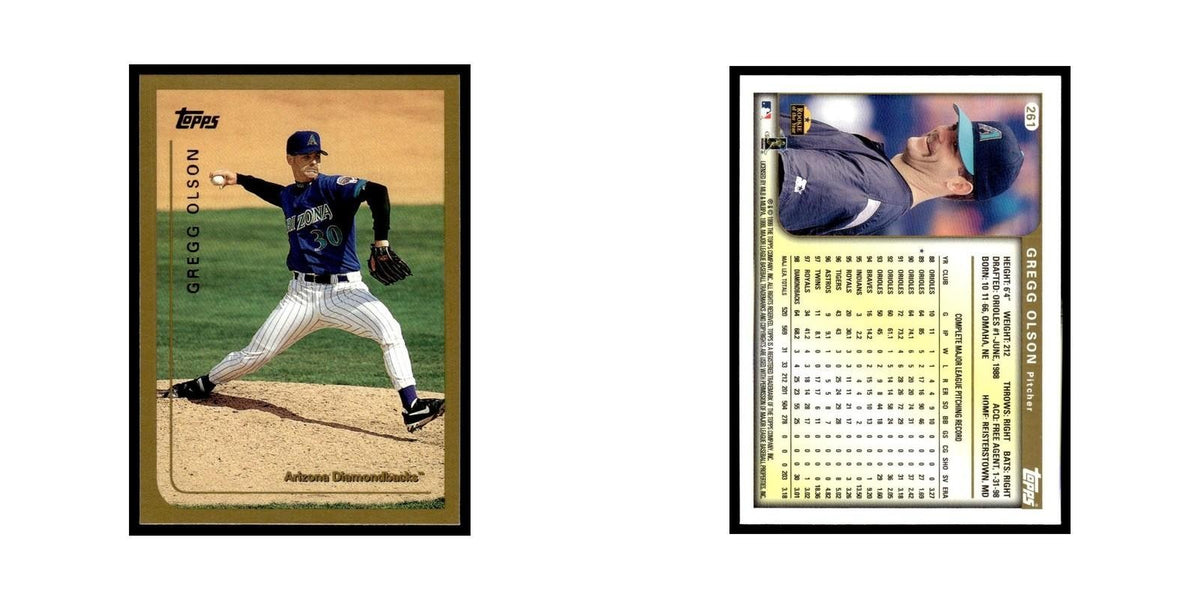 Gregg Olson 1999 Topps #261 Arizona Diamondbacks Baseball Card NM
