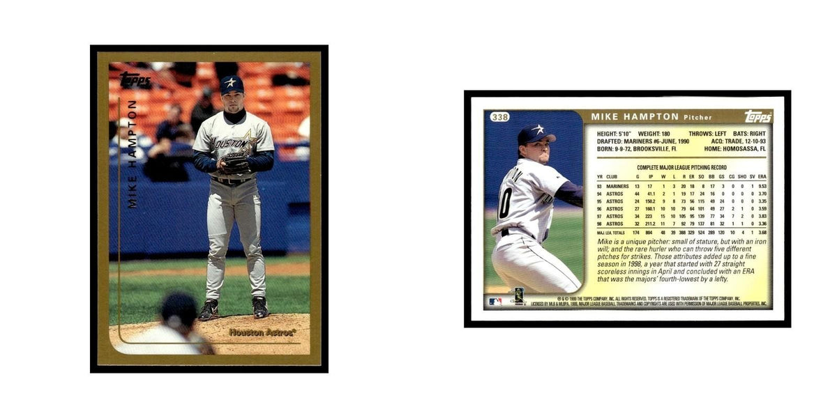 Mike Hampton 1999 Topps #338 Houston Astros Baseball Card NM