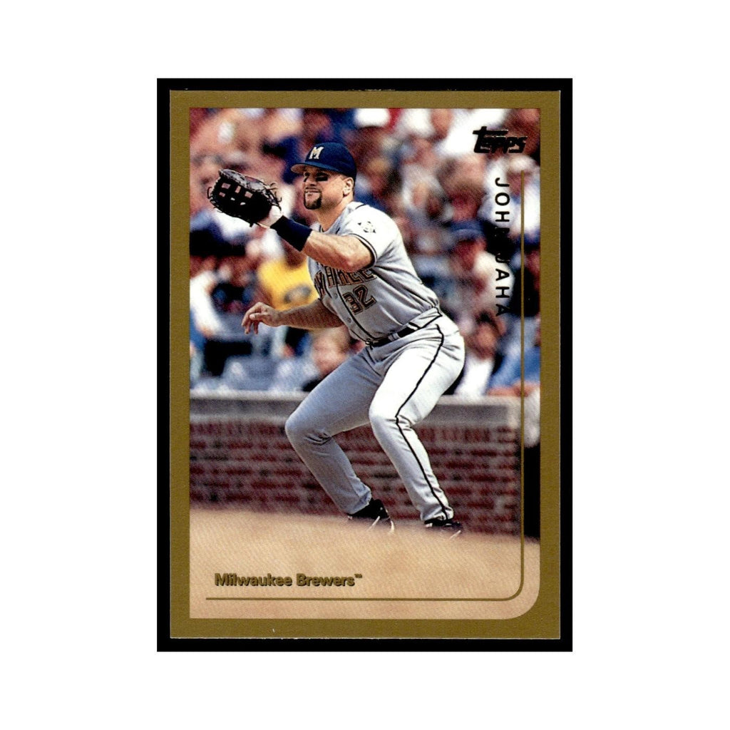 John Jaha 1999 Topps #307 Milwaukee Brewers Baseball Card NM