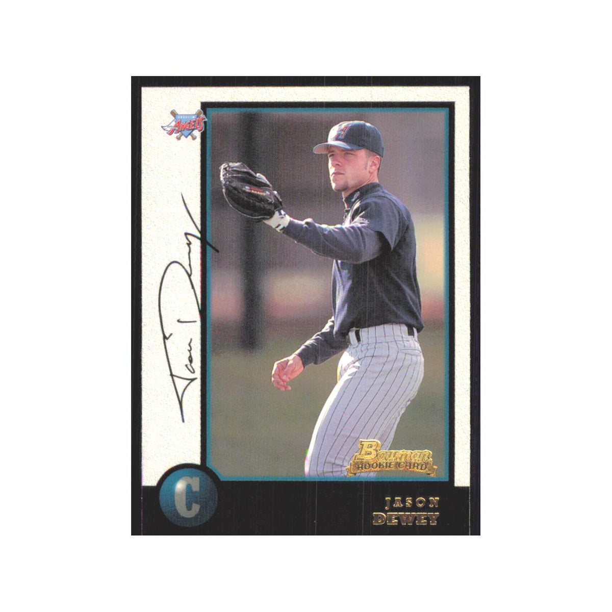 1998 Bowman Jason Dewey RC Angels #357