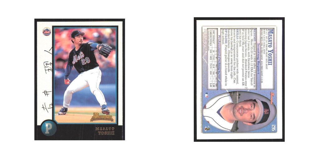 1998 Bowman Masato Yoshii RC Mets #295