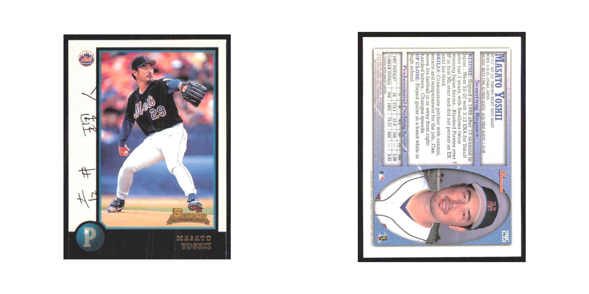 1998 Bowman Masato Yoshii RC Mets #295