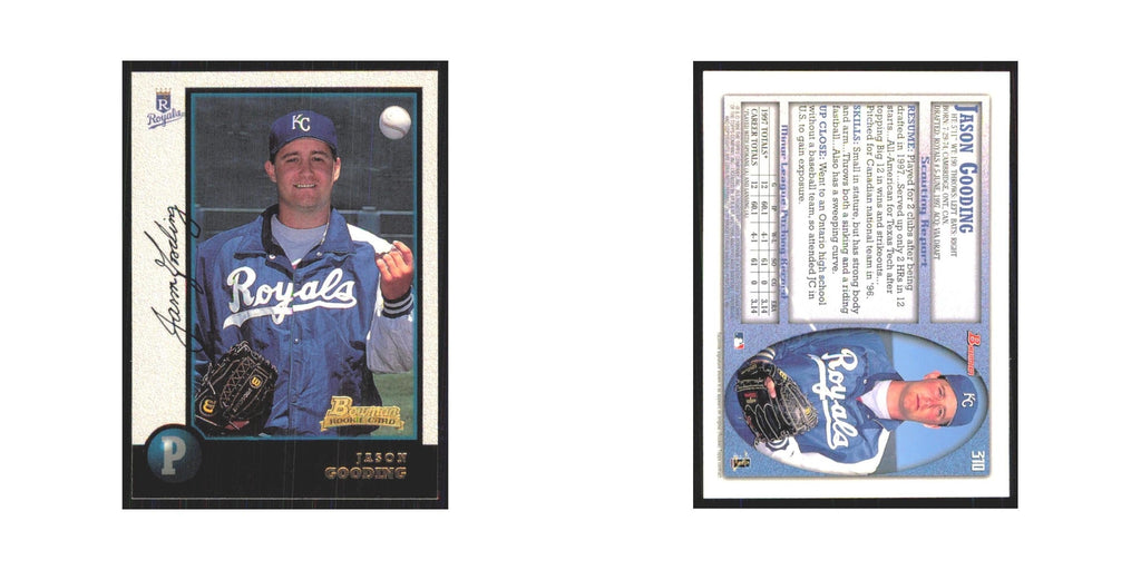 1998 Bowman Jason Gooding RC Royals #310