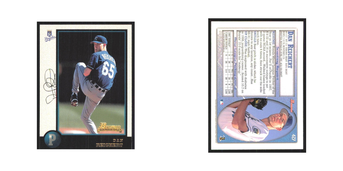 1998 Bowman Dan Reichert RC Royals #427