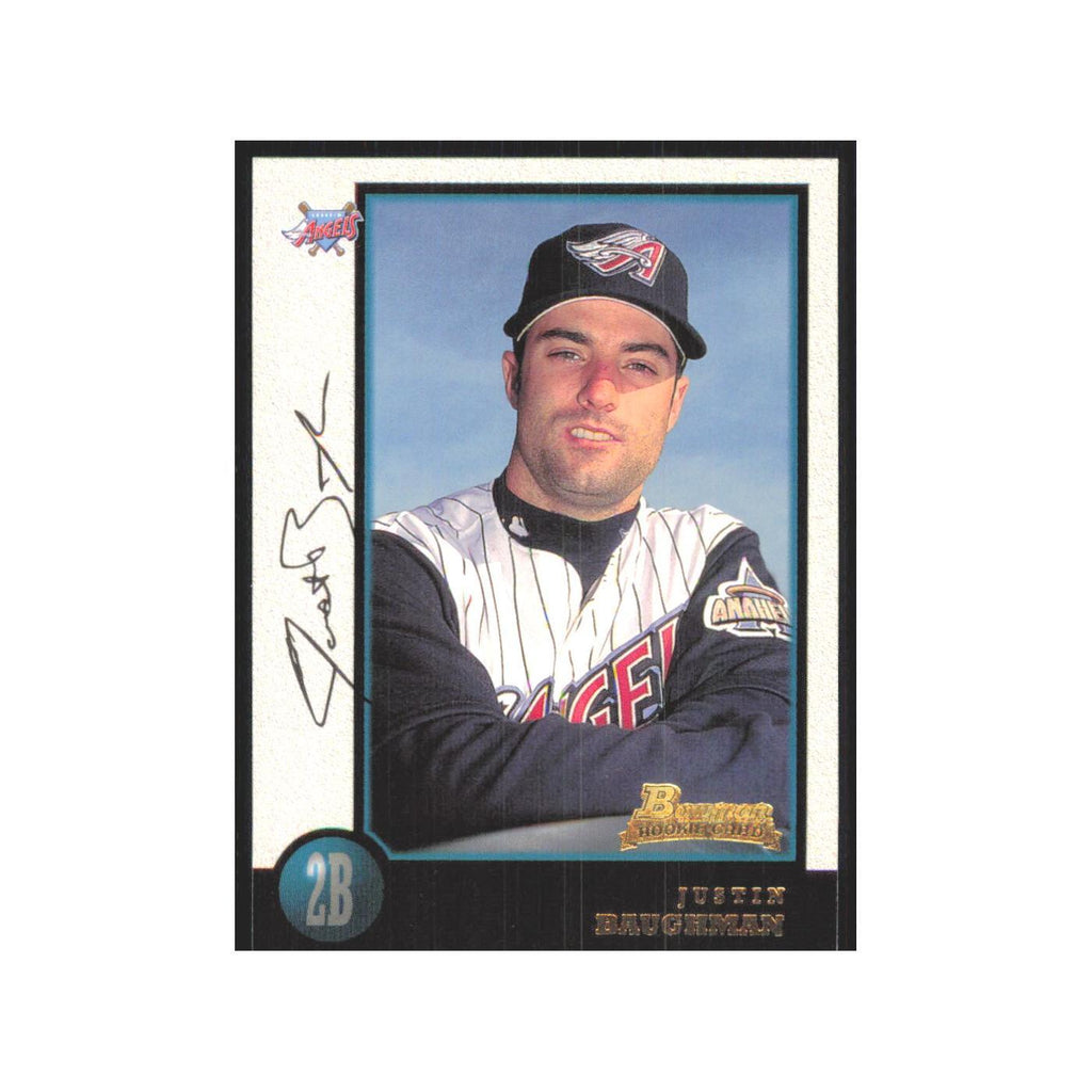 1998 Bowman Justin Baughman RC Angels #304