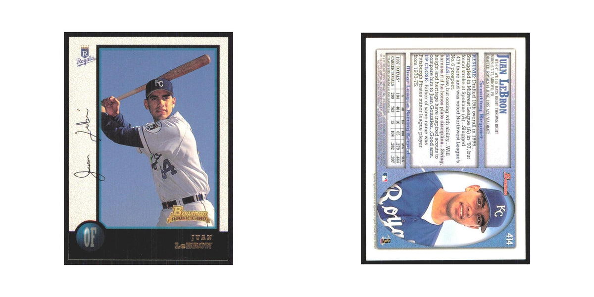1998 Bowman Juan LeBron RC Royals #414
