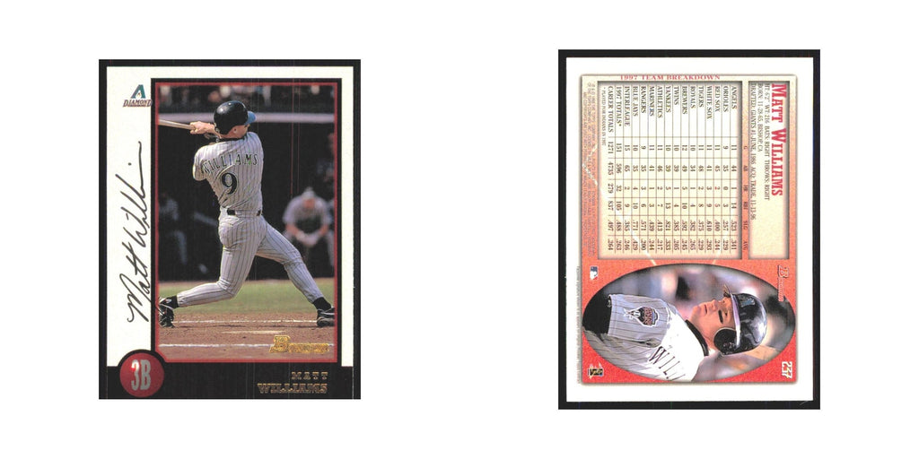 1998 Bowman Matt Williams Diamondbacks #237