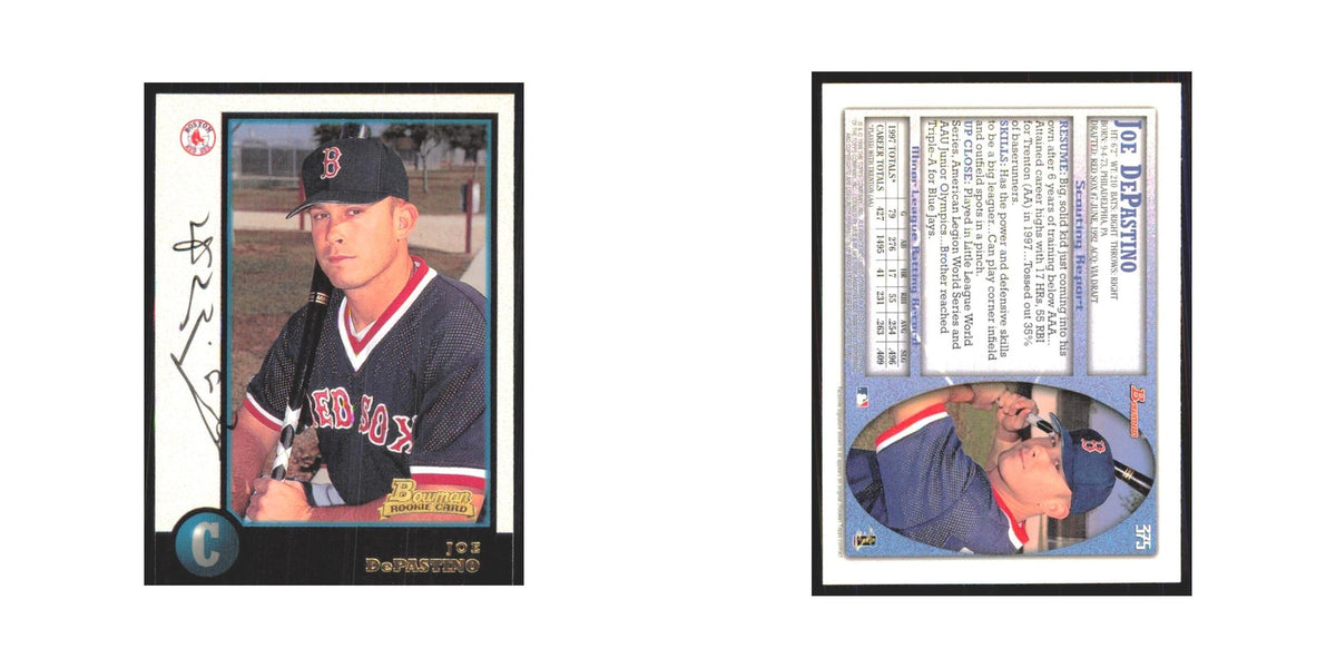 1998 Bowman Joe DePastino RC Red Sox #375