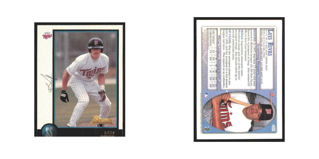 1998 Bowman Luis Rivas RC Twins #400