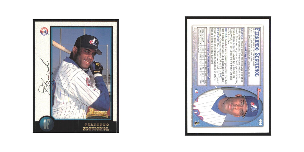 1998 Bowman Fernando Seguignol RC Montreal Expos #394