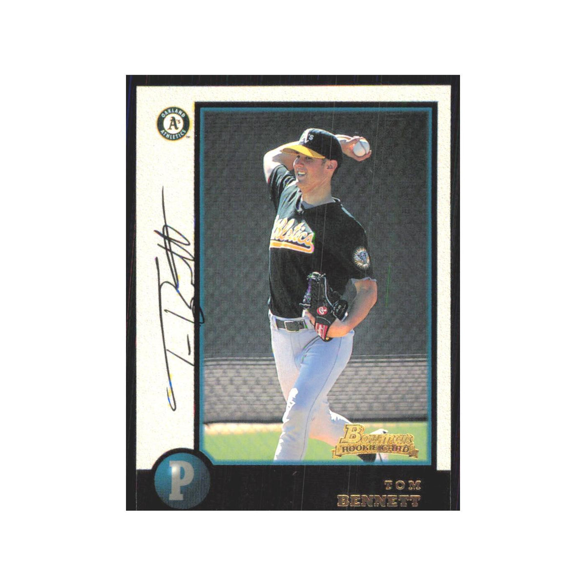 1998 Bowman Tom Bennett RC Athletics #383