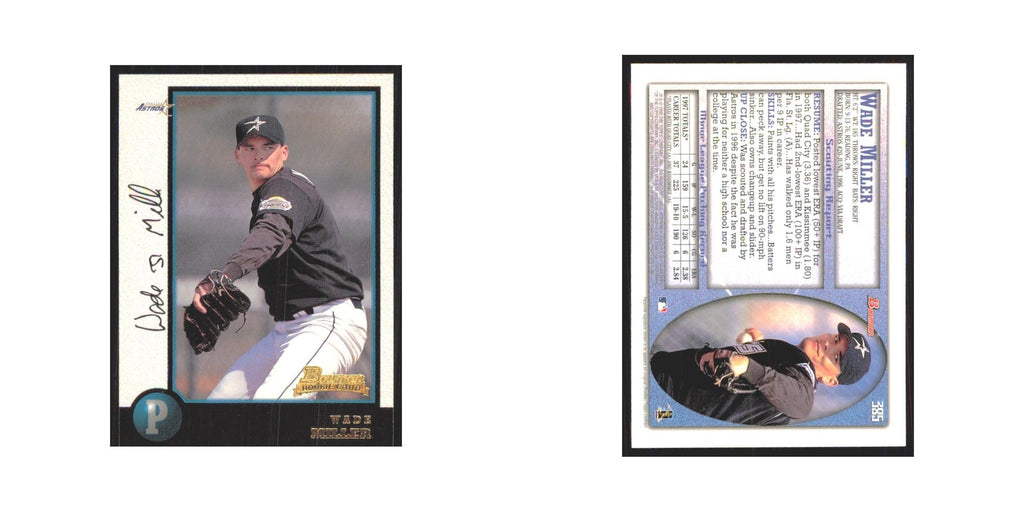 1998 Bowman Wade Miller RC Astros #385