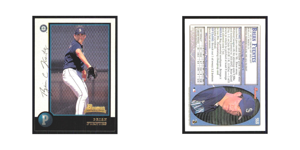 1998 Bowman Brian Fuentes RC Mariners #368